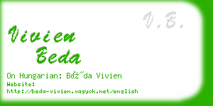 vivien beda business card